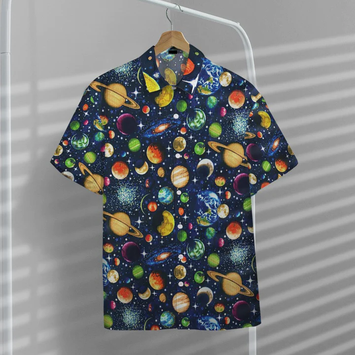 3D Solar System Custom Hawaii Shirt for men and women HO0532