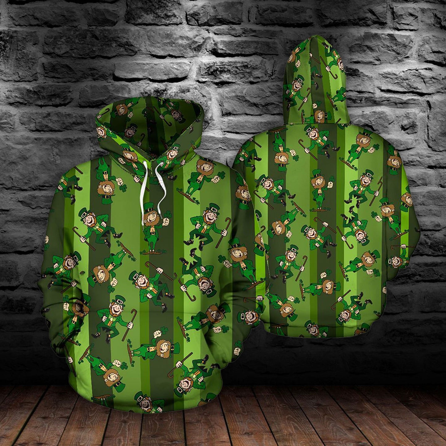 Irish Man Pattern Hoodie Shirt Unisex For Men Women, St Patrick's Day Shirt PO0207
