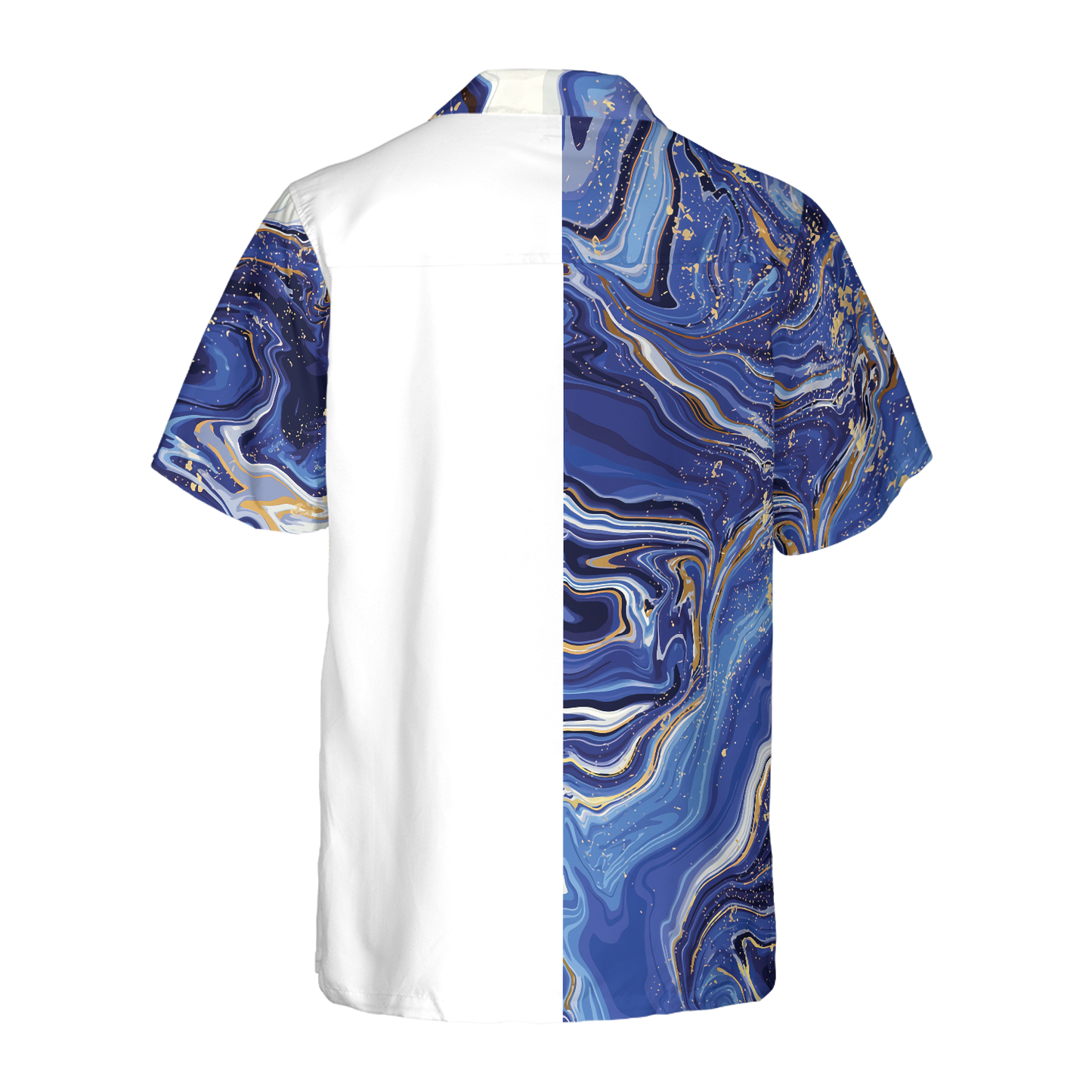 Blue Marble And Gold Archery Hawaiian Shirt, Idea Gift for Archer Sport Lovers, Archery Hawaiian Shirt HO4092