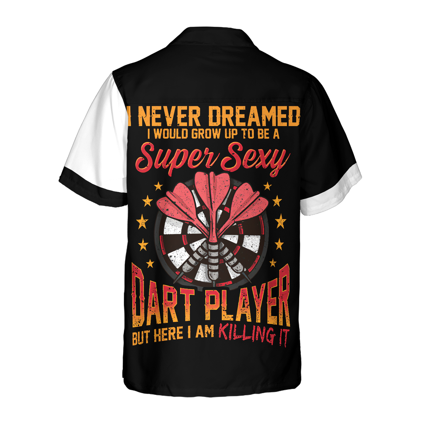 Darts Hawaiian Shirt, Super Sexy Skull Dart Player, Colorful Summer Aloha Shirt For Men Women, Gift For Friend, Team, Darts Lovers HO0322
