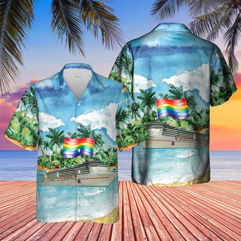 Funny Cruise Shirts, Cruise Happy Pride Month Hawaiian Shirt, Pride Hawaiian Shirt HO4549