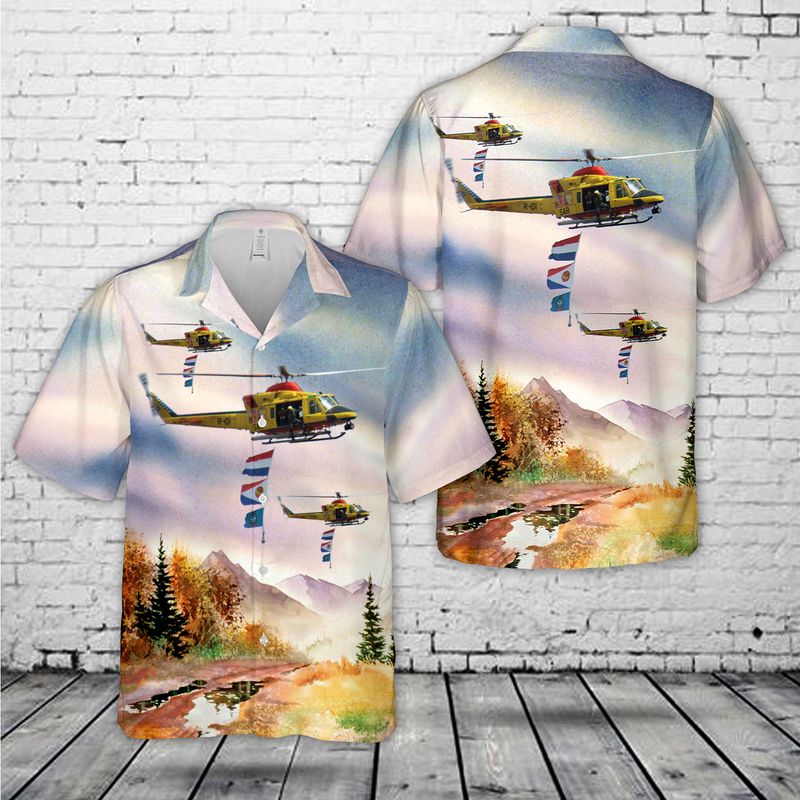 Royal Netherlands Air Force 303 Sqn Agusta-Bell AB.412SP R-01 Hawaiian Shirt HO2875