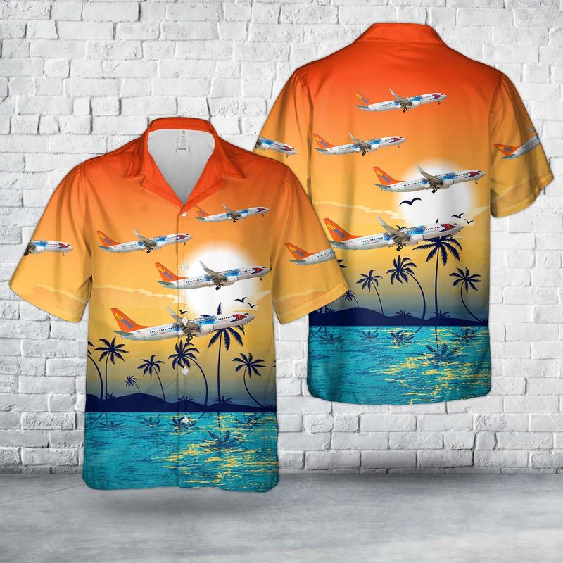 Sunwing Airlines Boeing 737-8Q8 Hawaiian Shirt HO2857