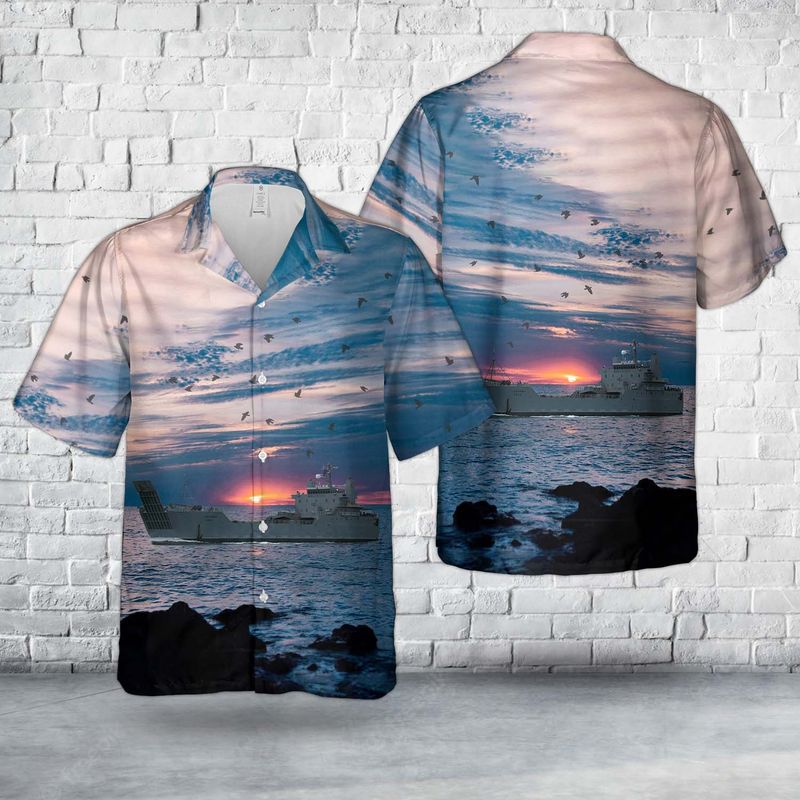 US Army USAV CW3 Harold C. Clinger LSV-2 Hawaiian Shirt HO3015