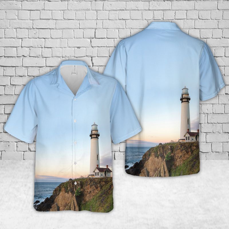 Pigeon Point Lighthouse, Pescadero, California Hawaiian Shirt HO2813