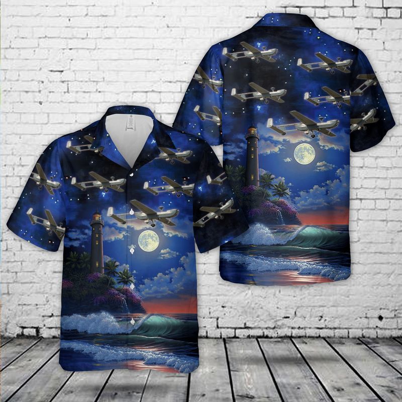 US Army RQ-5 Hunter Hawaiian Shirt HO3035