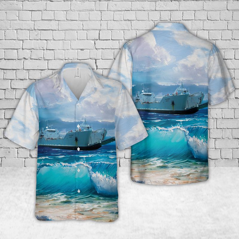 US Army USAV CW3 Harold C. Clinger LSV-2 Hawaiian Shirt HO3012