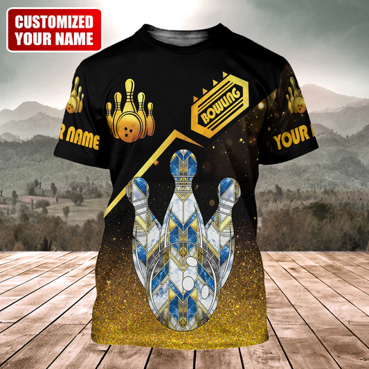 Custom Bowling Shirt All Over Printed For Bowling Lovers TO1340