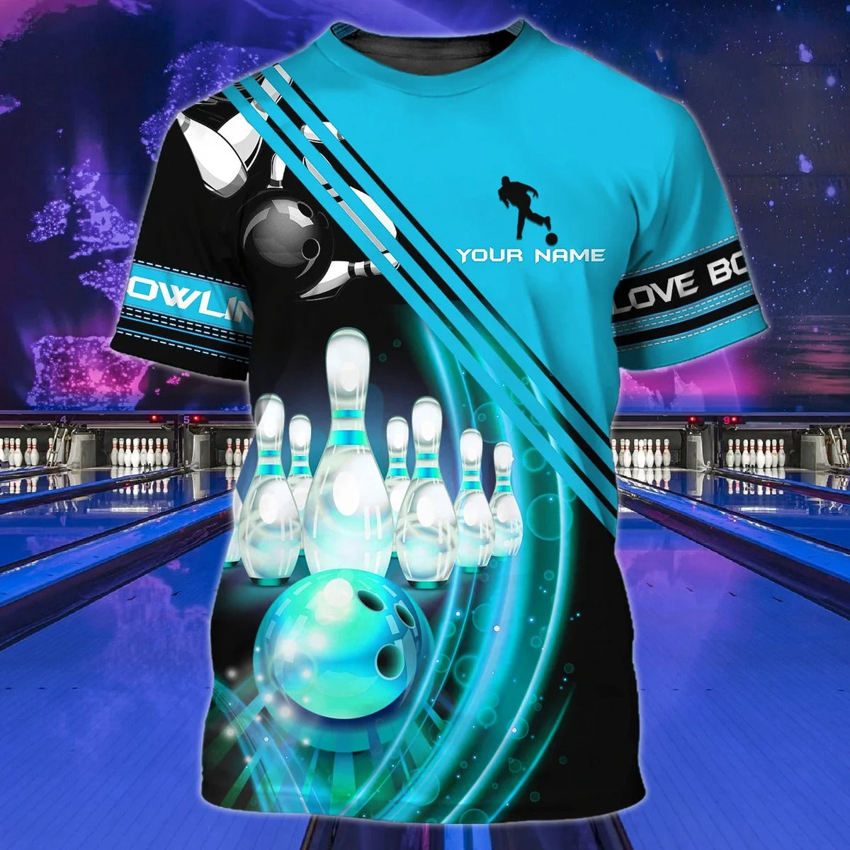 Custom Bowling Shirt Men Women Colorful 3D Bowling Team Uniform Gift To Bowling Player TO1921