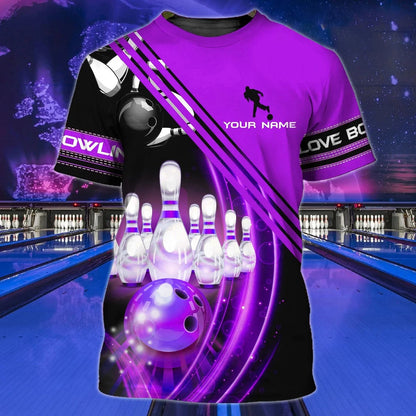 Custom Bowling Shirt Men Women Colorful 3D Bowling Team Uniform Gift To Bowling Player TO1921