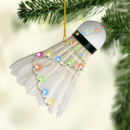 Badminton Multi Color Shaped Acrylic Ornaments, Gift for Badminton Player OO1747
