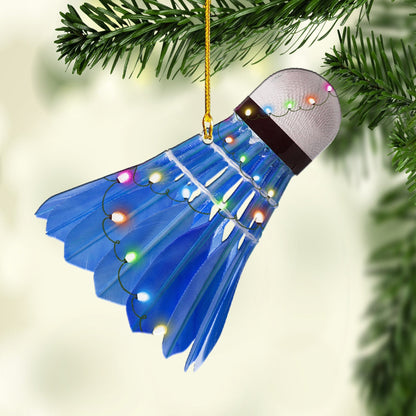 Badminton Multi Color Shaped Acrylic Ornaments, Gift for Badminton Player OO1747