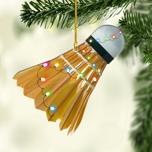 Badminton Multi Color Shaped Acrylic Ornaments, Gift for Badminton Player OO1747