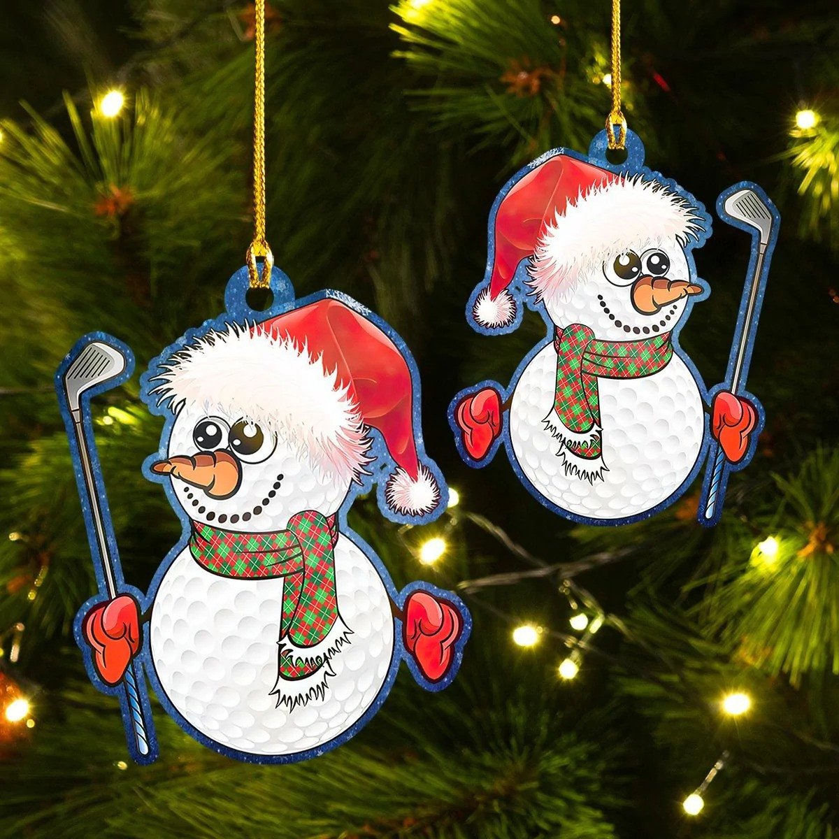 Golf Ornament Golf Xmas Tree Ornaments Decorating For Christmas 2024 OO1797
