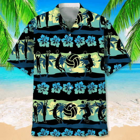 Volleyball Nature Beach Hawaiian Shirt, Summer Shirt for Volleyball Lovers HO5554
