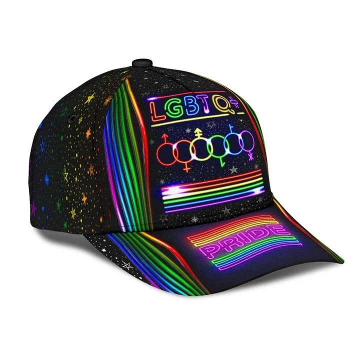 Lgbt 3D All Over Printing Baseball Cap Hat, Couple Gay Gifts, Clasic Cap For Lesbian CO0326