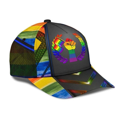 Lesbian Cap Pride Gay Classic Cap There's Nothing Wrong With You Lgbt All Over Print Baseball Cap Hat CO0305