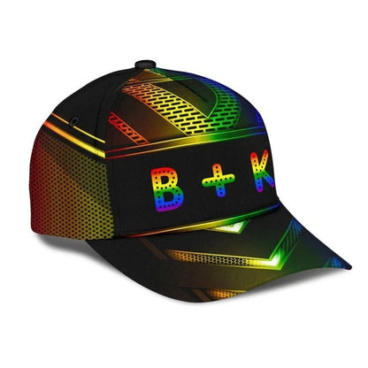 Pride Baseball Cap, Stop Hate Bright Color LGBT Printing Baseball 3D Cap Hat CO0295