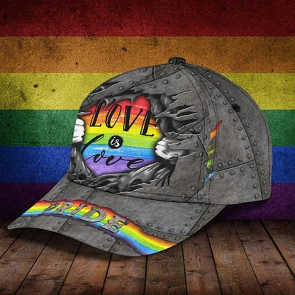 LGBT Pride Baseball Classic Cap, Fascinating Proud LGBT Pride Printing Baseball Cap Hat, Pride Gifts CO0266