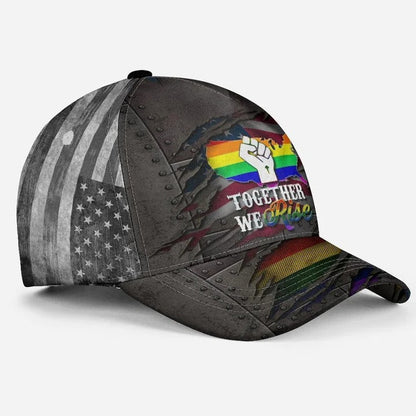LGBT Pride Baseball Classic Cap, Fascinating Proud LGBT Pride Printing Baseball Cap Hat, Pride Gifts CO0266