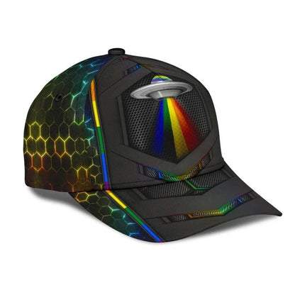 Pride Cap, Hand Drawn Heart Love Is Love LGBT Printing 3D Baseball Cap Hat, Gay Gifts CO0259