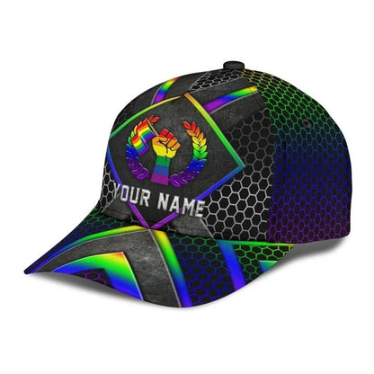 Personalized Pride 3D Baseball Cap For Pride Month, The Rights Of Lgbt People Printing Baseball Cap Hat CO0262