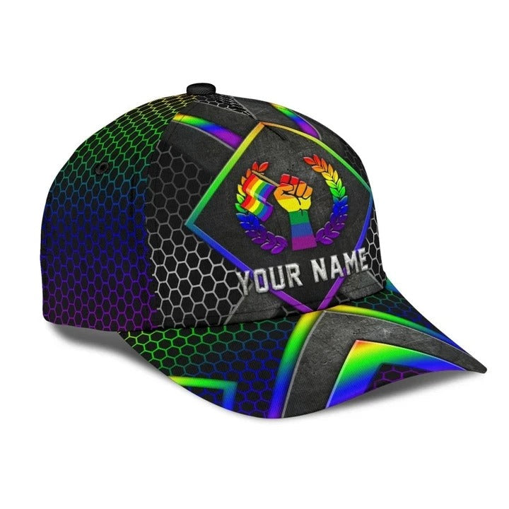 Personalized Pride 3D Baseball Cap For Pride Month, The Rights Of Lgbt People Printing Baseball Cap Hat CO0262