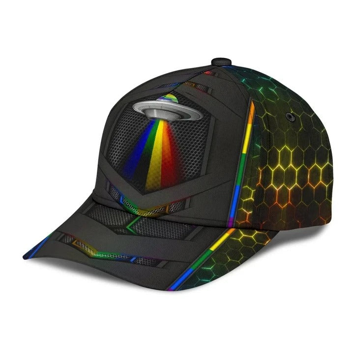 3D Baseball Classic Cap For Gay And Lesbian, Wonderful Lgbt Gaylien Printing Baseball Cap Hat CO0248