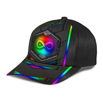 LGBT 3D All Over Printed Cap, Infinity Eternal Love LGBT Printing Baseball Cap Hat CO0240
