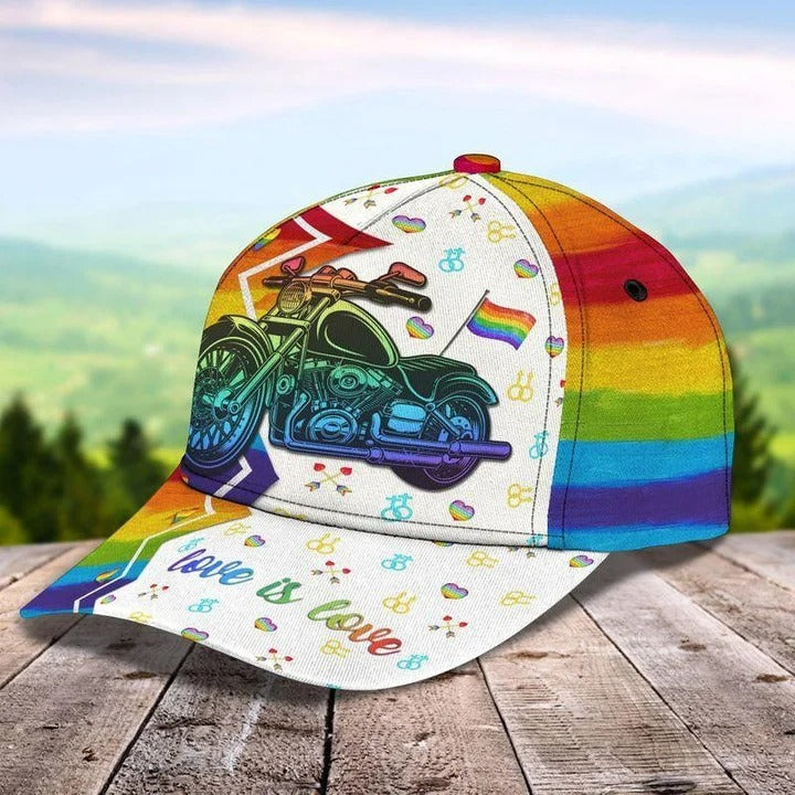 LGBT 3D All Over Printed Cap, Infinity Eternal Love LGBT Printing Baseball Cap Hat CO0240