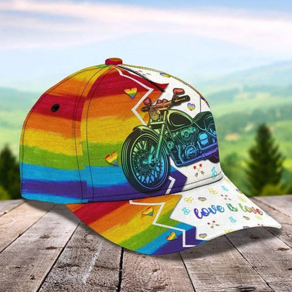 LGBT 3D All Over Printed Cap, Infinity Eternal Love LGBT Printing Baseball Cap Hat CO0240