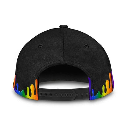 Retro LGBT Pride Classic Cap, Love Is Love Printing Baseball Cap Hat, Gay Pride Accessories CO0221
