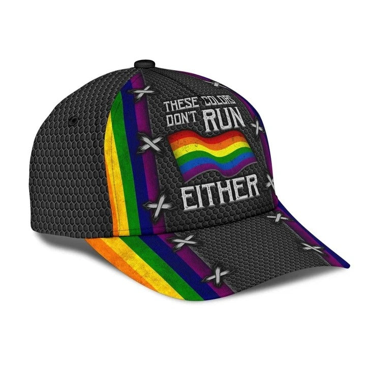 Retro LGBT Pride Classic Cap, Love Is Love Printing Baseball Cap Hat, Gay Pride Accessories CO0221