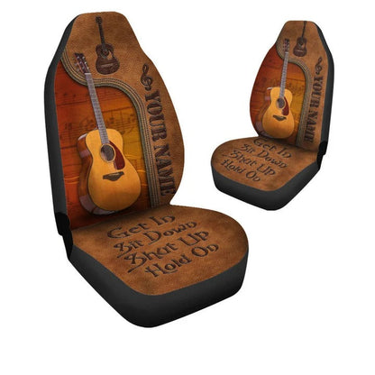 Customized Front Car Seat Cover For Guitar Lover Guitarist Auto Seat Cover SO0338