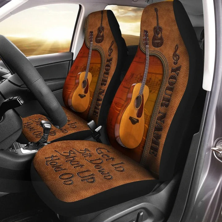 Customized Front Car Seat Cover For Guitar Lover Guitarist Auto Seat Cover SO0338