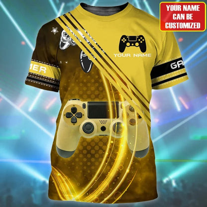 Personalized 3D All Over Print Shirt For Gamer, Gamer Tshirt, Colorful Game Player Team Uniform, Gaming Uniform TO2334