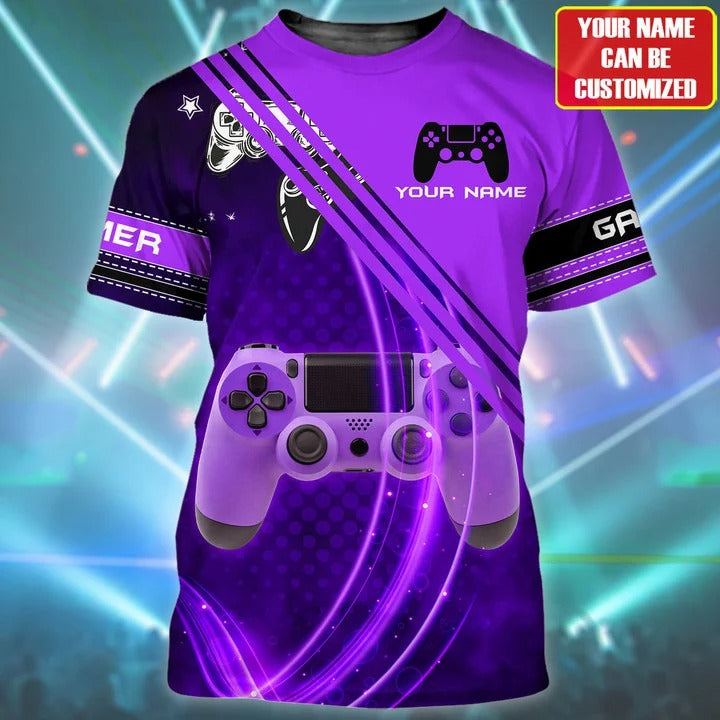 Personalized 3D All Over Print Shirt For Gamer, Gamer Tshirt, Colorful Game Player Team Uniform, Gaming Uniform TO2334