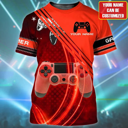 Personalized 3D All Over Print Shirt For Gamer, Gamer Tshirt, Colorful Game Player Team Uniform, Gaming Uniform TO2334