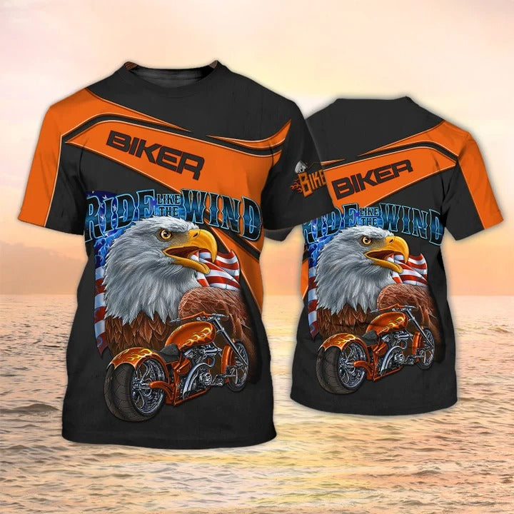 Motocycle Shirt Ride Like The Wind Gifts For Biker, Biker Tshirt Men Women TO2538