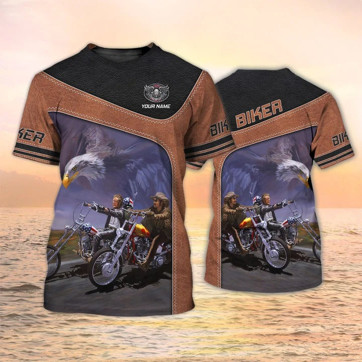 Biker Shirt Motocycle Custom T Shirt, 3D All Over Print Tshirt For Biker, Biker Gift TO2537