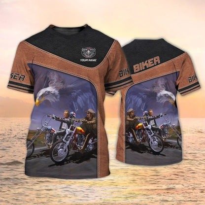 Biker Shirt Motocycle Custom T Shirt, 3D All Over Print Tshirt For Biker, Biker Gift TO2537