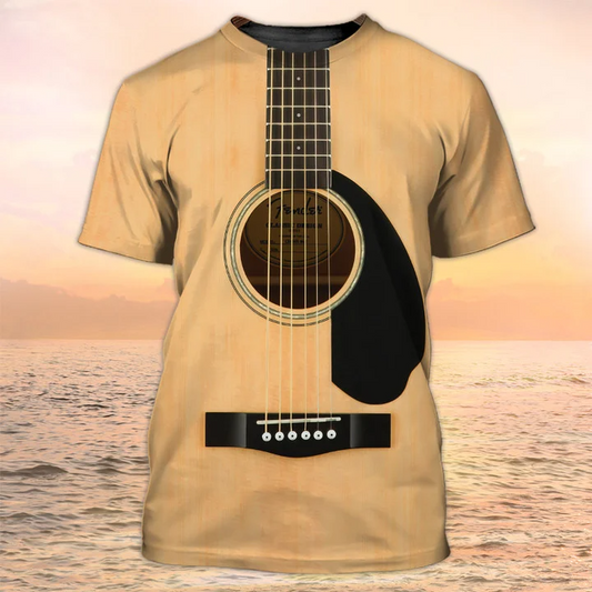 Bass Guitar 3D T Shirts, Guitar Tshirts, Mens Guitar Shirts, Guitar Lover Gift TO2232