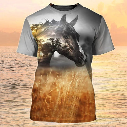 3D All Over Print Horse Shirt, Horse Tshirt Men Women, Gift For Horse Lovers TO2288