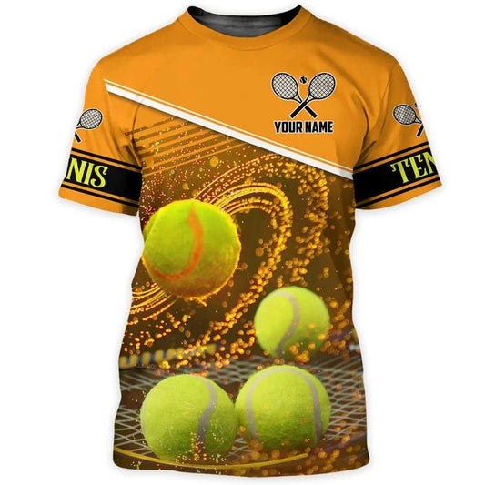 Custom 3D Print Tennis Shirt Men Women, Tennis Player Tee Shirt, Gift For Tennis Lover TO2852