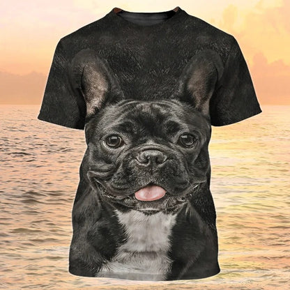 3D Print French Bulldog T Shirt, Bulldog Shirt Men Women, Love Dog Shirt TO2361