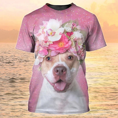 Pit Bull Tshirt, Women Pitbull Shirts, Pitbull Mom Shirt For Her, Gift For Dog Lover TO2377