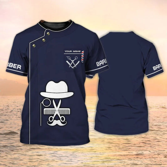 Old School Barber Shirt Barber Apparel Classic Barber Shop Uniform Gift For Barber TO2504