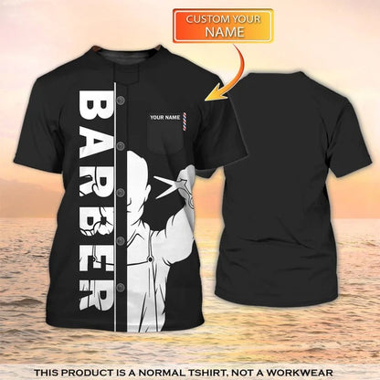 Personalized 3D All Over Print Barber Shirt, Barber Clothing Barber Apparel, Barber Gifts TO2559