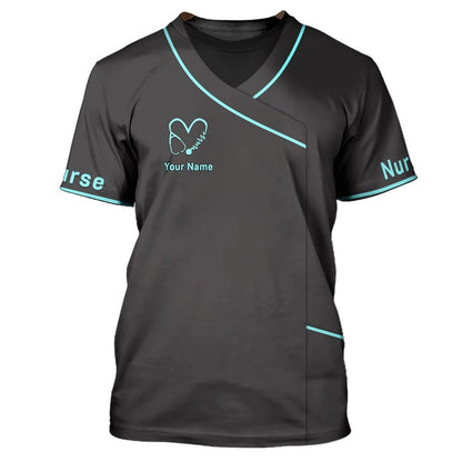 In A World Full Of Princesses Be A Nurse 3D All Over Print Shirt, Nurse Uniform TO3159