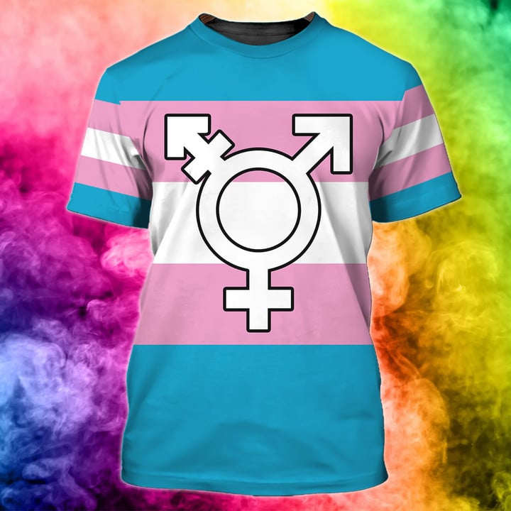 3D All Over Print LGBT Color Shirt, 3D Pride Men Shirt, Idea Gift for LGBT LO0955